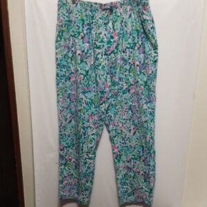 Lilly Pultizer Colorful Abstract Print Men's Pajama Pants